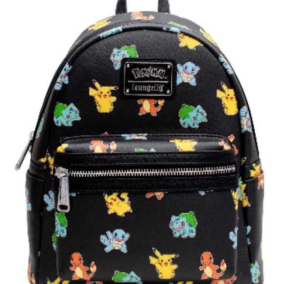 NWT Loungefly Mini Pokemon Starter Backpack - Picture 1 of 6